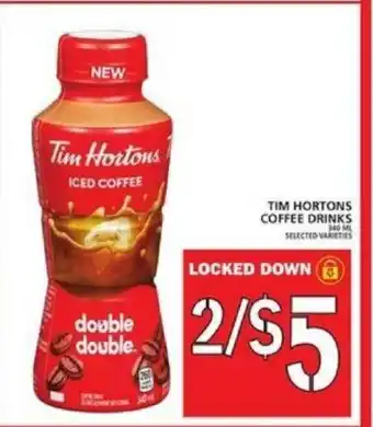 Food Basics Tim Hortons Coffee Drinks offer