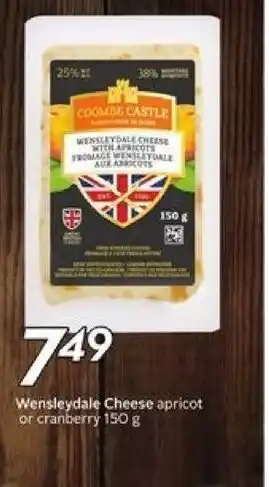 Safeway Wensleydale Cheese Apricot offer