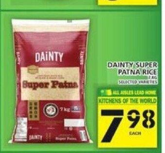 Food Basics Dainty Super Patna Rice offer
