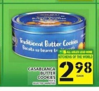 Food Basics Casablanca Butter Cookies offer