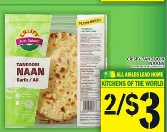 Food Basics Crispy Tandoori Naans offer