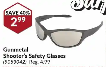 Princess Auto Gunmetal Shooter's Safety Glasses offer