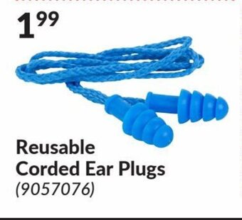 Princess Auto Reusable Corded Ear Plugs offer
