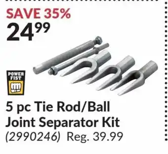 Princess Auto 5pc Tie Rod/Ball Joint Separator Kit offer