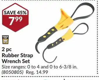 Princess Auto 2pc Rubber Strap Wrench Set offer