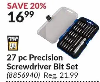 Princess Auto 27pc Precision Screwdriver Bit Set offer