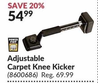 Princess Auto Adjustable Carpet Knee Kicker offer