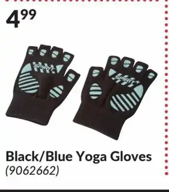 Princess Auto Black/Blue Yoga Gloves offer