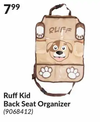 Princess Auto Ruff Kid Back Seat Organizer offer