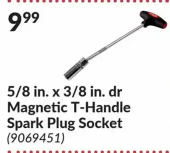 Princess Auto 5/8in x 3/8in Magnetic T-Handle Spark Plug Socket offer