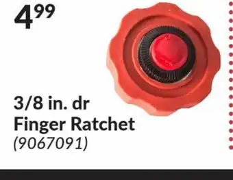 Princess Auto 3/8 in Finger Ratchet offer