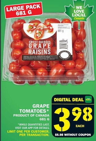 Food Basics Grape Tomatoes offer