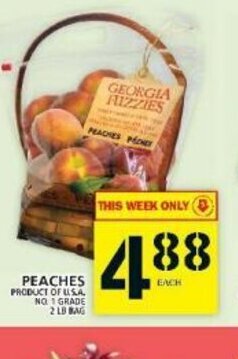 Food Basics Peaches offer