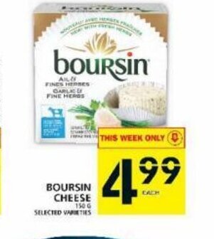 Food Basics Boursin Cheese offer
