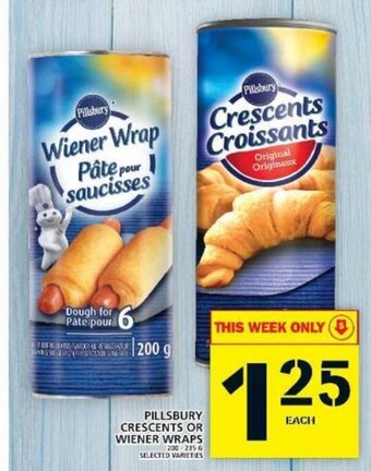 Food Basics Pillsbury Crescents Or Wiener Wraps offer