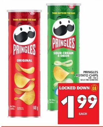 Food Basics Pringles potato chips offer