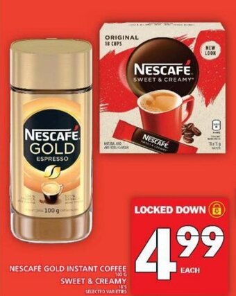 Food Basics Nescafé gold instant coffee offer