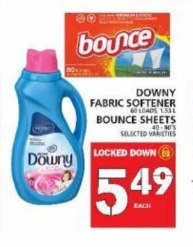 Food Basics Downy fabric softener offer