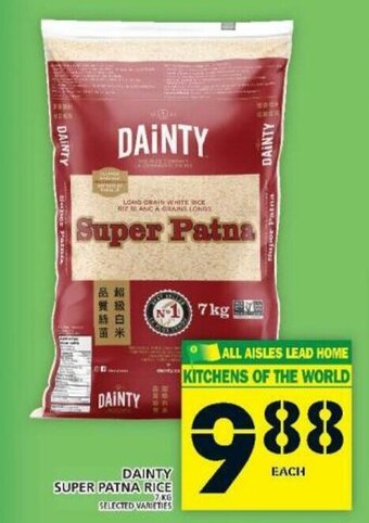 Food Basics Dainty super patna rice offer