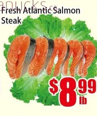 New Pacific Supermarket Fresh Atlantic Salmon Steak offer