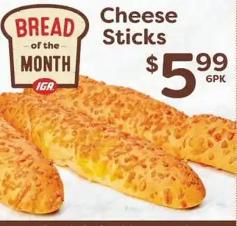 Market Place IGA Cheese Sticks offer