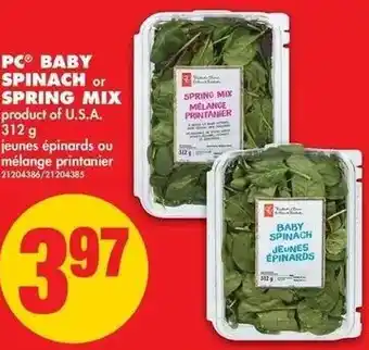No Frills Baby Spinach offer
