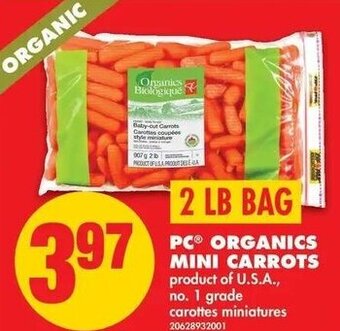 No Frills Organics Mini Carrots offer
