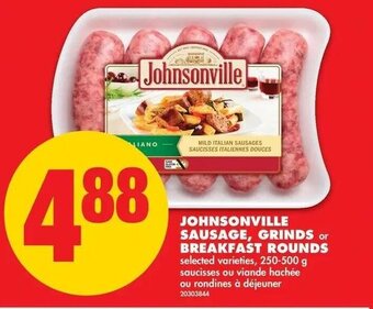 No Frills Johnsonville Sausage, offer