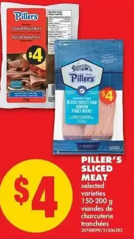 No Frills Piller's Sliced Meat offer