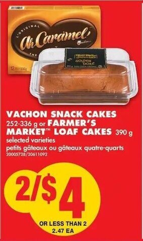 No Frills Vachon Snack Cakes offer