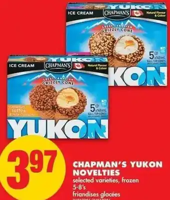 No Frills Chapman's Yukon offer