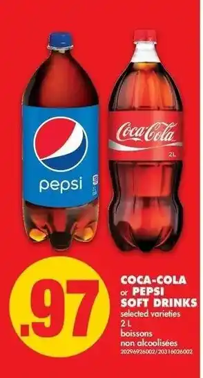 No Frills Coca-Cola or Pepsi offer