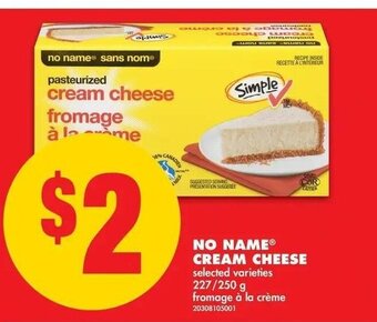 No Frills Cream Cheese offer