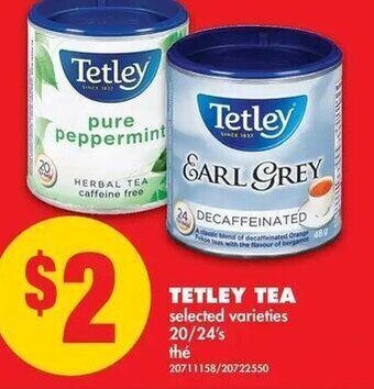 No Frills Tetley Tea offer