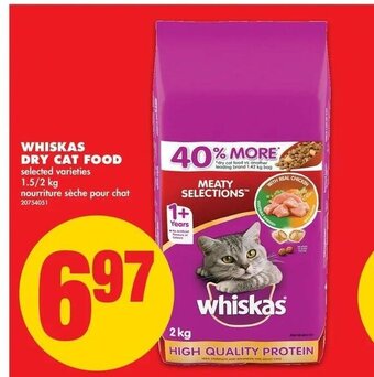 No Frills Whiskas Dry Cat Food offer