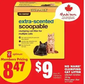 No Frills Clumping Cat Litter offer