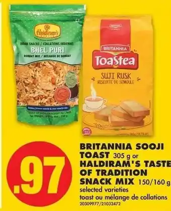 No Frills Britannia sooji Toast offer