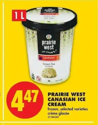 No Frills Prairie West Canasian Ice Cream offer