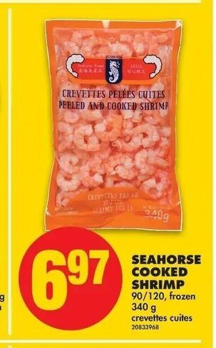 No Frills Seahorse Cooked Shrimp offer
