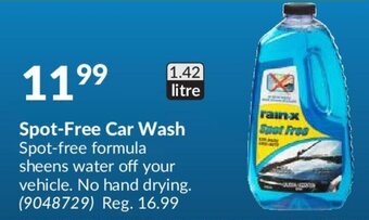 Princess Auto Spot-free car wash offer