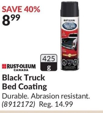 Princess Auto Rust- Oleum Black Truck Bed Coating offer