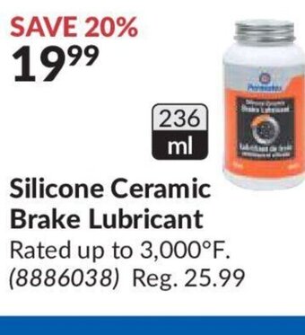 Princess Auto Permatex Silicone Ceramic Brake Lubricant offer