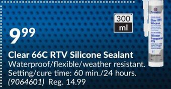 Princess Auto Permatex Clear 66C RTV Silicone Sealant offer