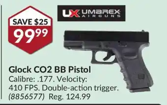 Princess Auto Umarex Airguns Glock CO2 BB Pistol offer