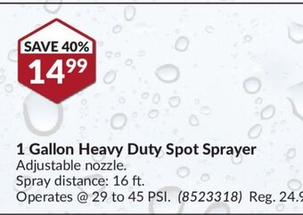 Princess Auto 1 Gallon Heavy Duty Spot Sprayer offer