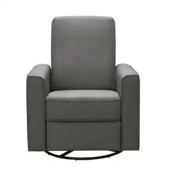 Aaron's Hampton swivel gliding recliner - gray offer