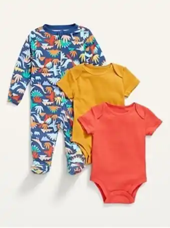 Unisex layette essentials 3-pack for baby