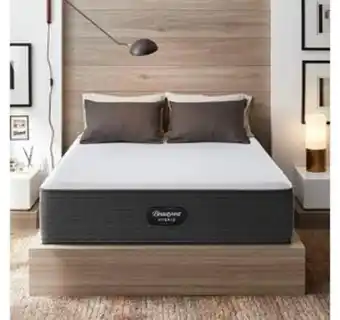 Aaron's Beautyrest select hybrid plush tight top queen mattress w/ protector offer