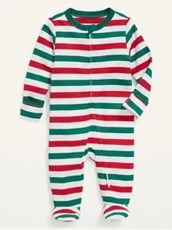 Old Navy Unisex matching printed sleep & play footed one-piece for baby offer