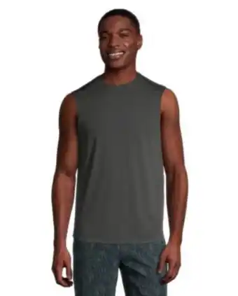 Mark's Men's perforated mesh fabric freshtec crewneck tank top shirt offer